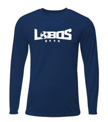 A4 Performance Long Sleeve Training Jersey- 2014 LR Blue