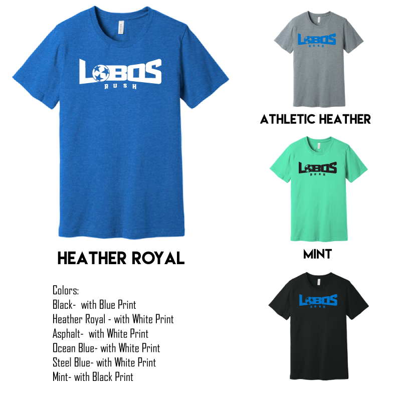 Bella Canvas Unisex Tee- 2012 ECNL