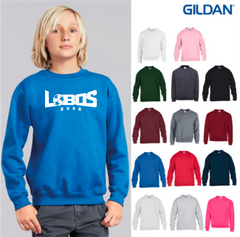 Gildan Crew Sweatshirt- 2013 LLR White