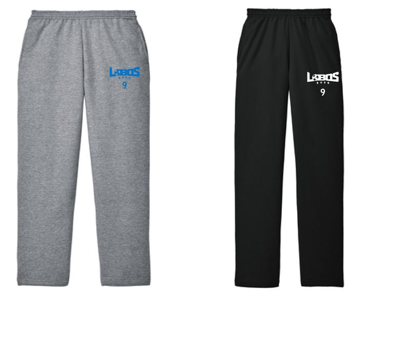 Open-Bottom Sweatpants with Pockets with-2009 LLR ECNL RL